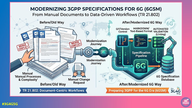 3GPP Study on Modernization of Specification Format and Procedures for 6G (6GSM)